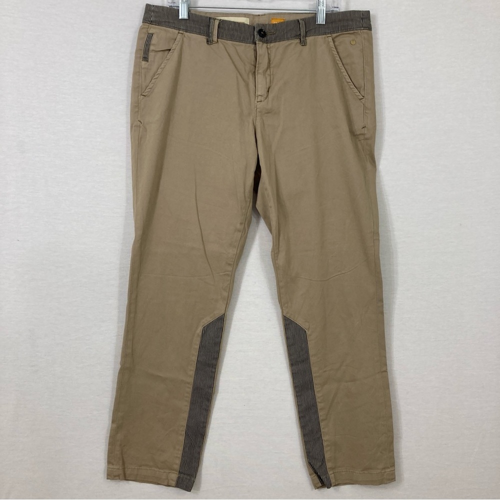 Tan and Navy Khaki Pants